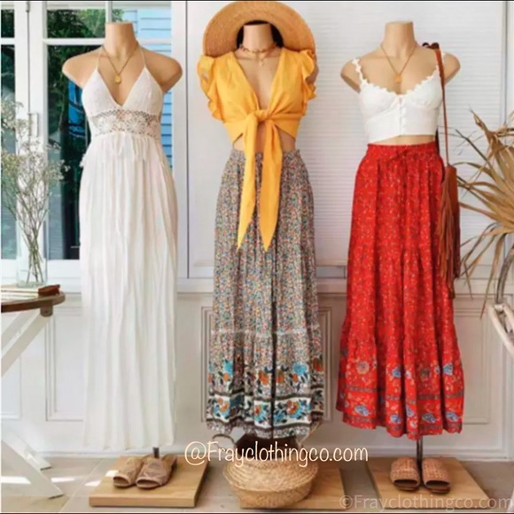 “Knox” Boho Gypsy skirt - Picture 3 of 13